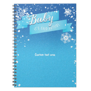 Bébé il fait froid dehors Cahier de journal d'hive