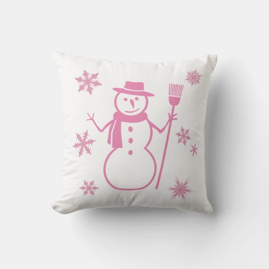 Bébé il fait froid dehors Coussin de neige (Recto)