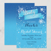 BÉBÉ IL FAIT FROID DEHORS Hiver Invitation TOUT ÉV (Devant / Derrière)