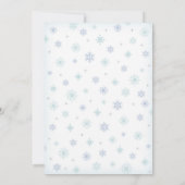 Bébé, il fait froid dehors, Invitation à une fête (Dos)