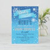 BÉBÉ Il fait froid dehors Invitation BABY SHOWER (Debout devant)