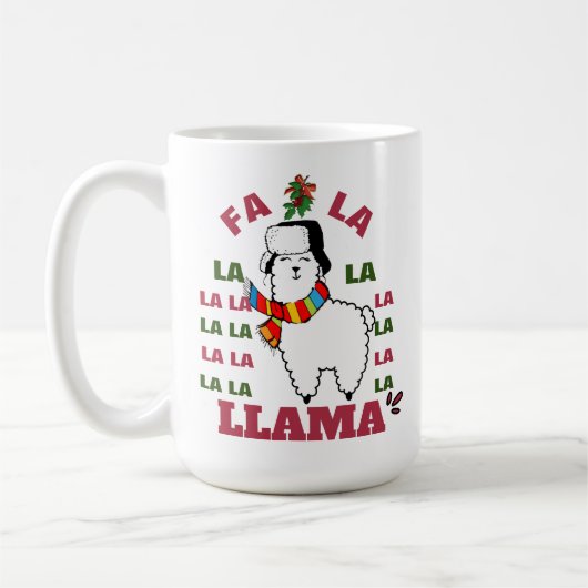 Bébé Il fait froid dehors la tasse - Llama Holiday (Gauche)