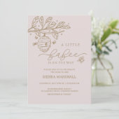 Bébé, Invitation Abeille, Fête Prénatale thème Abe (Debout devant)