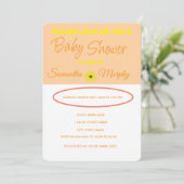 Bébé | Invitation Baby shower (Debout devant)