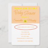 Bébé | Invitation Baby shower (Devant)