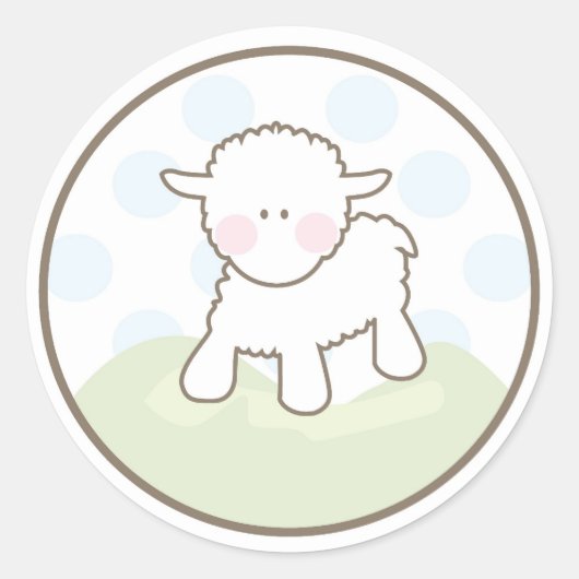 Bébé Invitation ou Favoriser Sticker (Devant)