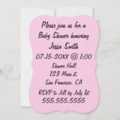 Bébé - Invitations de douches pour bébé Jardin (Dos)