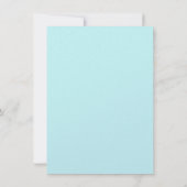 Bébé invitations douche sirène bleue par Renee (Dos)