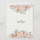 Bébé Invitations Douche Sweet Little Twin Girls (Dos)