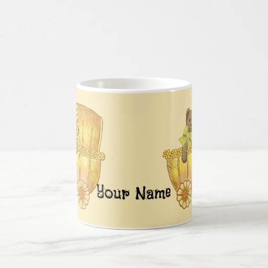 Bébé jaune Buggy mug (Centre)