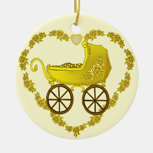 Bébé jaune ornement Buggy (Devant)