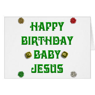 Bébé Jésus #1 de joyeux anniversaire