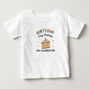 Bébé Joli T-Shirt d'anniversaire pour garçons et filles