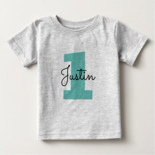 Bébé Joli t-shirt de 1er anniversaire pour petits enfan