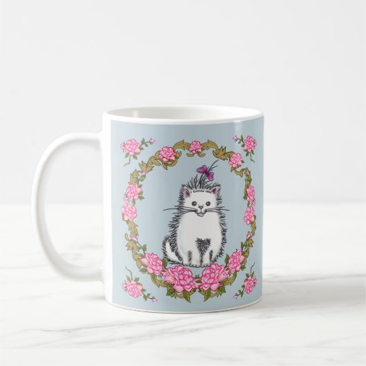 Bébé Kitten Chat Mug (Gauche)