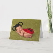 Bébé Lady Beetle - Carte Bébé (Devant)