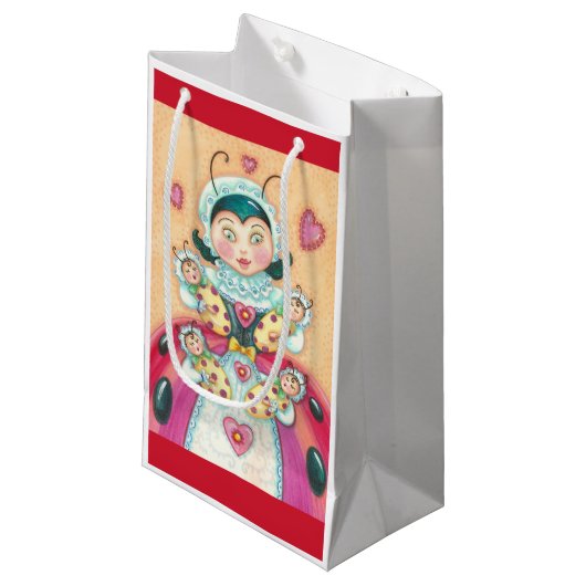 Bébé Ladybugs Famille CADEAU Sac *Personnaliser (Devant Angle)