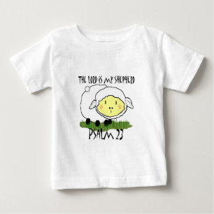 Bébé Le Seigneur est mon berger Psaume 23 T-shirt pour