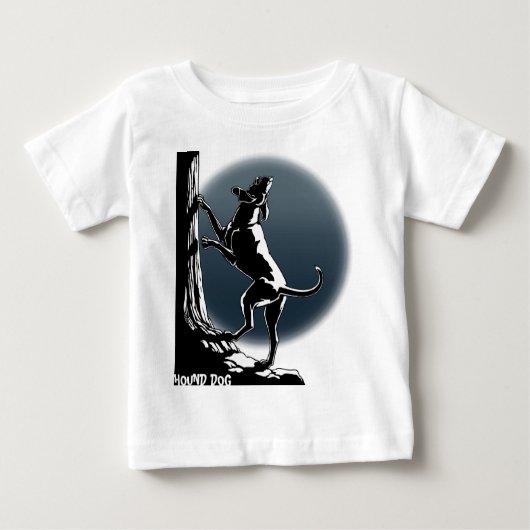 Bébé Le T-shirt de la chemise de Chien sur mesure pour  (Devant)