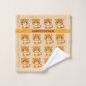 Bébé Léopard Mignon Animaux de Safari Enfants (Gant de toilette)