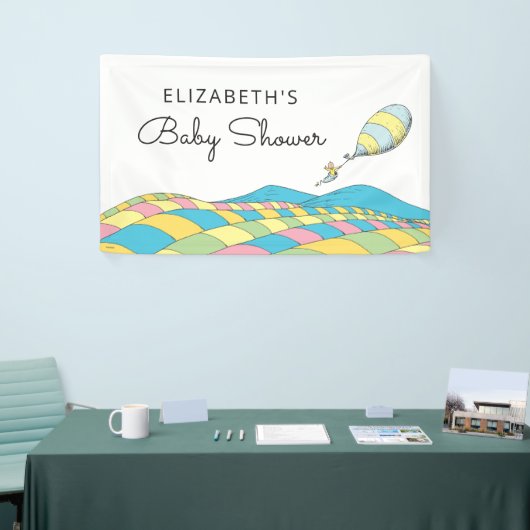 Bébé, les endroits où tu iras Baby shower Bannière (Salon professionnel)