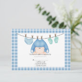 bébé ligne bleue bébé chèques rsvp bébé (Debout devant)