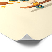 Bébé Lion de Safari Mignon – Art Mural Fantaisiste (Coin)