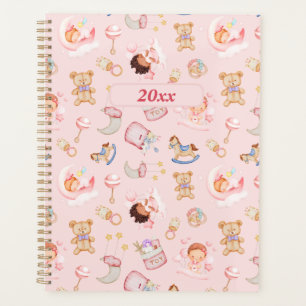 Bébé Lune Star Jouets Ours Pink Thème Personnalisé
