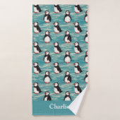 Bébé Manchot Côté Mer Enfants (Serviette de bain)