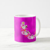 Bébé Meerkat Et Fleurs, Café Mug (Devant droit)