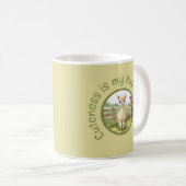 Bébé mignon Alpaca café Mug (Devant droit)