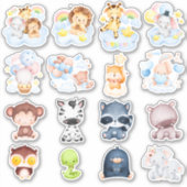 Bébé mignon Animaux Sticker Pack #006 (Devant)
