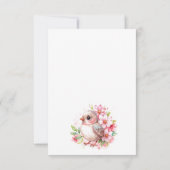 Bébé mignon Anniversaire Fête Merci Cartes (Dos)