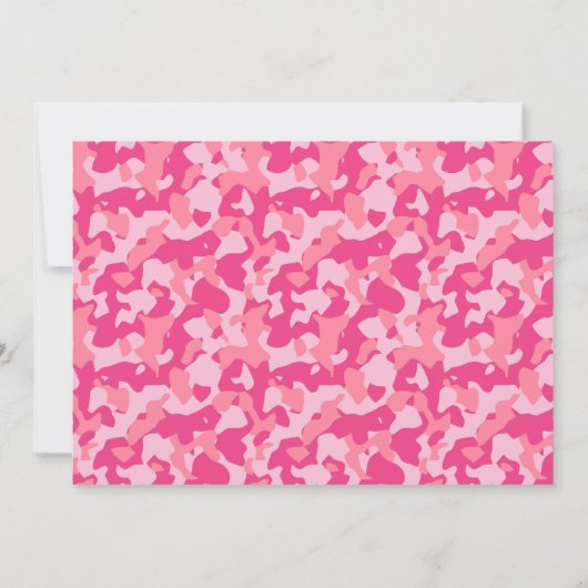 Bébé mignon cerf Baby shower Invitation (Dos)