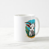 Bébé mignon chèvre Mug (Devant droit)