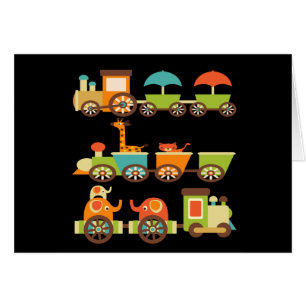 Bébé mignon d'enfants de cadeaux de train