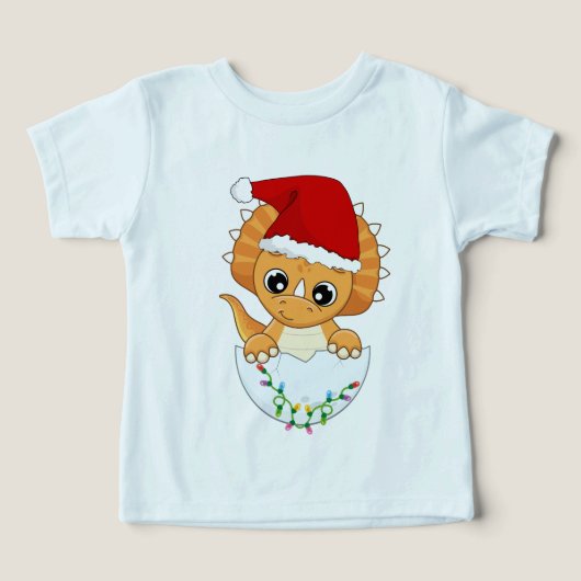 Bébé mignon Dino Noël (Design Recto)