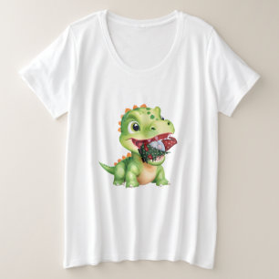 Bébé mignon Dinosaur manger Gnome Noël arbre fête