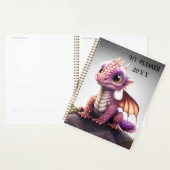 Bébé mignon Dragon Planner (Devant avec enveloppe)