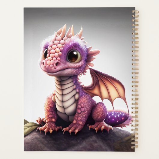 Bébé mignon Dragon Planner (Dos)