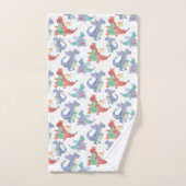 Bébé mignon Dragons Joyeux Danser Drôle Drôle Cart (Serviette à main)