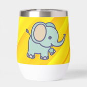 Bébé mignon éléphant Cartoon-47767 (Arrière)