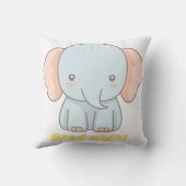 Bébé mignon éléphant coussins (Verso)
