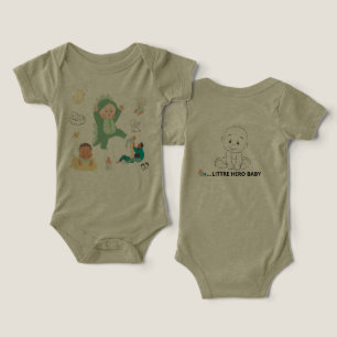Bébé mignon et doux en combinaison – Bella+Canvas