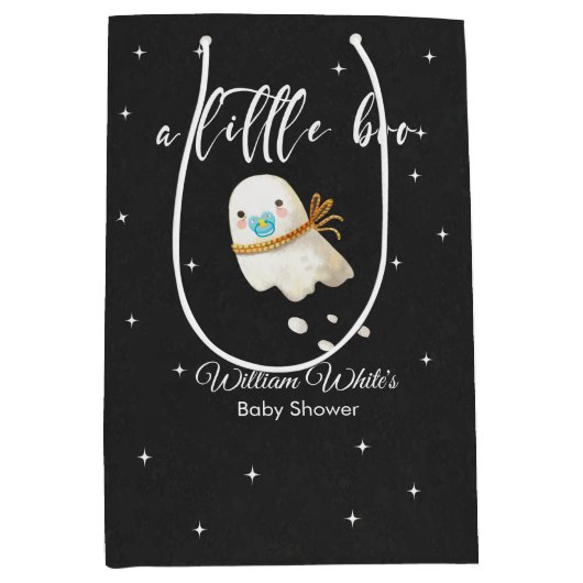 Bébé mignon Fantôme Halloween Chute Douche Sac cad (Devant)
