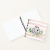 Bébé mignon Fleurs d'éléphant Journal quotidien en (Intérieur)