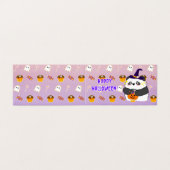 Bébé mignon Halloween Panda Trick ou traitement (Outside Unfolded)