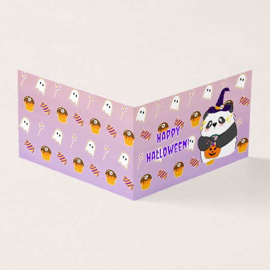 Bébé mignon Halloween Panda Trick ou traitement (Outside)