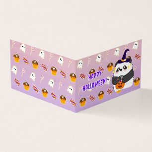 Bébé mignon Halloween Panda Trick ou traitement