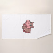 Bébé mignon Hippo Moo Deng Débardeur_1 (Serviette de bain)